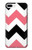 S1849 Pink Black Chevron Zigzag Case For iPhone 7 Plus, iPhone 8 Plus