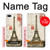S2108 Eiffel Tower Paris Postcard Case For iPhone 7 Plus, iPhone 8 Plus