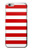 S2364 Red and White Striped Case For iPhone 6 6S