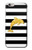 S2882 Black and White Striped Gold Dolphin Case For iPhone 6 6S