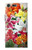 S3205 Retro Art Flowers Case For Sony Xperia XZ Premium