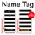 S1596 Black and White Striped Case For OnePlus 5T
