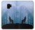 S0935 Wolf Howling in Forest Case For Samsung Galaxy S9