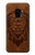S2529 Leo Zodiac Tattoo Brown Graphic Print Case For Samsung Galaxy S9
