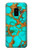 S2688 Aqua Copper Turquoise Gemstone Graphic Case For Samsung Galaxy S9