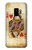 S2833 Poker Card Queen Hearts Case For Samsung Galaxy S9