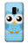 S3029 Cute Blue Owl Case For Samsung Galaxy S9