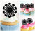 TA0005 Ferris Wheel Silhouette Party Wedding Birthday Acrylic Cupcake Toppers Decor 10 pcs