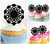 TA0005 Ferris Wheel Silhouette Party Wedding Birthday Acrylic Cupcake Toppers Decor 10 pcs