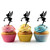 TA0025 Tinkerbell Peter Pan Silhouette Party Wedding Birthday Acrylic Cupcake Toppers Decor 10 pcs TA0025 Tinkerbell Peter Pan Silhouette Party Wedding Birthday Acrylic Cupcake Toppers Decor 10 pcs