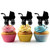 TA0130 Baby Stroller Silhouette Party Wedding Birthday Acrylic Cupcake Toppers Decor 10 pcs