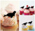 TA0412 Sea Lion Silhouette Party Wedding Birthday Acrylic Cupcake Toppers Decor 10 pcs