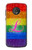 S2900 Rainbow LGBT Lesbian Pride Flag Case For Motorola Moto G6