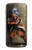 S0796 Japan Red Samurai Case For Motorola Moto X4