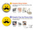 S1145 Yellow Mustache Sun Case For Motorola Moto X4
