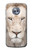S2399 White Lion Face Case For Motorola Moto X4 S2399 White Lion Face Case For Motorola Moto X4