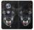 S2823 Black Wolf Blue Eyes Face Case For Motorola Moto X4