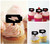 TA0522 Battery Energy Silhouette Party Wedding Birthday Acrylic Cupcake Toppers Decor 10 pcs