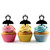 TA0554 Cyclist Track Cycling Bicycle Silhouette Party Wedding Birthday Acrylic Cupcake Toppers Decor 10 pcs