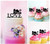 TC0009 Love Farm Party Wedding Birthday Acrylic Cake Topper Cupcake Toppers Decor Set 11 pcs