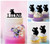 TC0017 I Love Australia Koala Party Wedding Birthday Acrylic Cake Topper Cupcake Toppers Decor Set 11 pcs