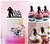 TC0026 Mr and Mrs Couple Party Wedding Birthday Acrylic Cake Topper Cupcake Toppers Decor Set 11 pcs