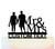 TC0050 Mr and Mrs Party Wedding Birthday Acrylic Cake Topper Cupcake Toppers Decor Set 11 pcs