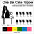 TC0075 You and Me Marry Bride and Groom Party Wedding Birthday Acrylic Cake Topper Cupcake Toppers Decor Set 11 pcs