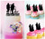 TC0088 Our Happiness Romantic Moment Party Wedding Birthday Acrylic Cake Topper Cupcake Toppers Decor Set 11 pcs