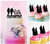TC0090 Mr and Mrs Romantic Moment Party Wedding Birthday Acrylic Cake Topper Cupcake Toppers Decor Set 11 pcs