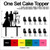 TC0094 Say Yes Marry Bride and Groom Party Wedding Birthday Acrylic Cake Topper Cupcake Toppers Decor Set 11 pcs