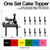 TC0122 Happy Birthday Golf Party Wedding Birthday Acrylic Cake Topper Cupcake Toppers Decor Set 11 pcs