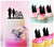 TC0130 Mr and Mrs Couple Love Party Wedding Birthday Acrylic Cake Topper Cupcake Toppers Decor Set 11 pcs