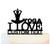 TC0153 I Love Yoga Party Wedding Birthday Acrylic Cake Topper Cupcake Toppers Decor Set 11 pcs