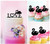 TC0159 Love Swan Party Wedding Birthday Acrylic Cake Topper Cupcake Toppers Decor Set 11 pcs