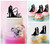 TC0165 Our Happiness Marry Party Wedding Birthday Acrylic Cake Topper Cupcake Toppers Decor Set 11 pcs