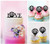 TC0175 Love Shell Party Wedding Birthday Acrylic Cake Topper Cupcake Toppers Decor Set 11 pcs