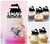 TC0181 Love Train Party Wedding Birthday Acrylic Cake Topper Cupcake Toppers Decor Set 11 pcs