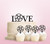 TC0183 Love Star Party Wedding Birthday Acrylic Cake Topper Cupcake Toppers Decor Set 11 pcs