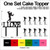 TC0204 I Love Bodybuilding Party Wedding Birthday Acrylic Cake Topper Cupcake Toppers Decor Set 11 pcs