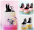 TC0207 You and Me Marry Party Wedding Birthday Acrylic Cake Topper Cupcake Toppers Decor Set 11 pcs