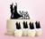 TC0213 Mr and Mrs Marry Party Wedding Birthday Acrylic Cake Topper Cupcake Toppers Decor Set 11 pcs