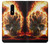 S0863 Hell Fire Skull Case For OnePlus 6