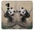 S2210 Panda Fluffy Art Painting Case For LG G7 ThinQ