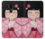 S3042 Japan Girl Hina Doll Kimono Sakura Case For LG G7 ThinQ