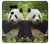 S1073 Panda Enjoy Eating Case For LG V30, LG V30 Plus, LG V30S ThinQ, LG V35, LG V35 ThinQ