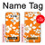 S2245 Hawaiian Hibiscus Orange Pattern Case For LG V30, LG V30 Plus, LG V30S ThinQ, LG V35, LG V35 ThinQ