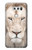 S2399 White Lion Face Case For LG V30, LG V30 Plus, LG V30S ThinQ, LG V35, LG V35 ThinQ