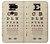 S2502 Eye Exam Chart Decorative Decoupage Poster Case For LG V30, LG V30 Plus, LG V30S ThinQ, LG V35, LG V35 ThinQ