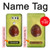 S2552 Avocado Fruit Case For LG V30, LG V30 Plus, LG V30S ThinQ, LG V35, LG V35 ThinQ